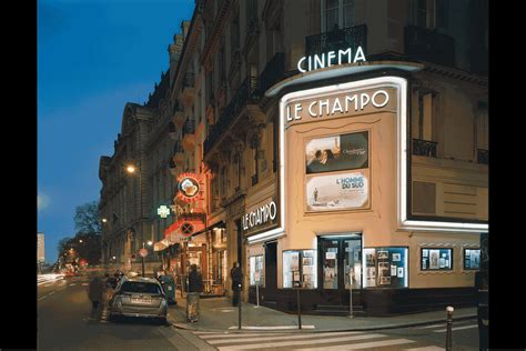 Paris movie theater - This cinema is a 19th century architectural wonder. It's petite with very cosy gardens and a magical Japanese influence throughout - as this was the trend in Paris at the time. The cinema itself offers only 3 screens (think a 4th one is opening soon). So it's cosy inside too. The screens are quite small and intimate.